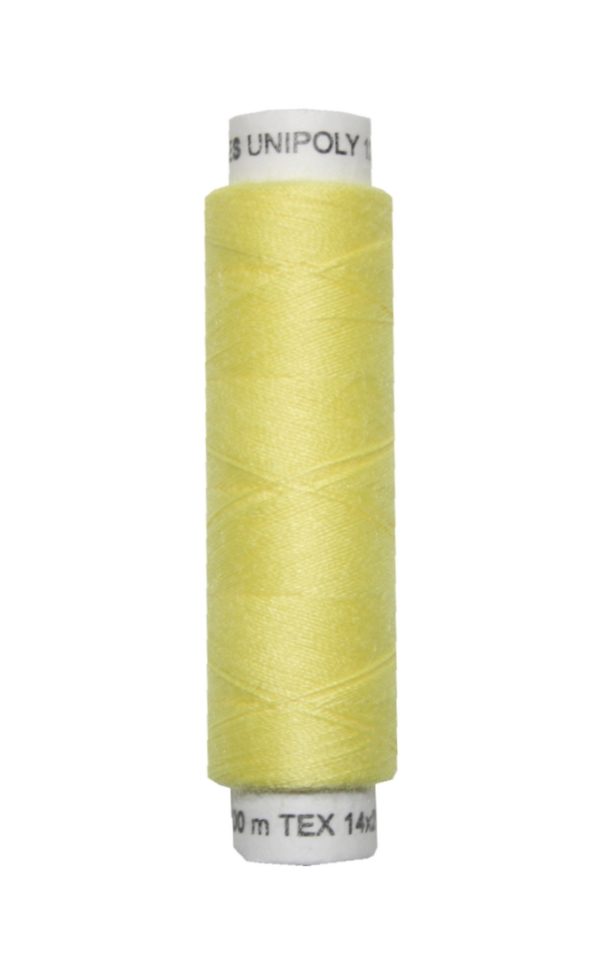 nahmaschinen-nahgarn-100-m-polyester-unipoly-14x2-gelb-0165 Nähmaschinen Nähgarn 100 m Polyester UNIPOLY 14x2 gelb (0165)