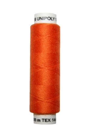 Nähmaschinen Nähgarn 100 m Polyester UNIPOLY 14x2 orange (0225)