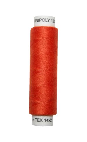 Nähmaschinen Nähgarn 100 m Polyester UNIPOLY 14x2 rot (0226)