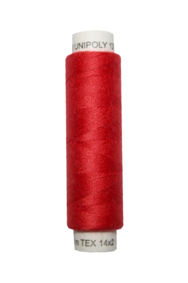 nahmaschinen-nahgarn-100-m-polyester-unipoly-14x2-rot-0327 Nähmaschinen Nähgarn 100 m Polyester UNIPOLY 14x2 rot (0327)