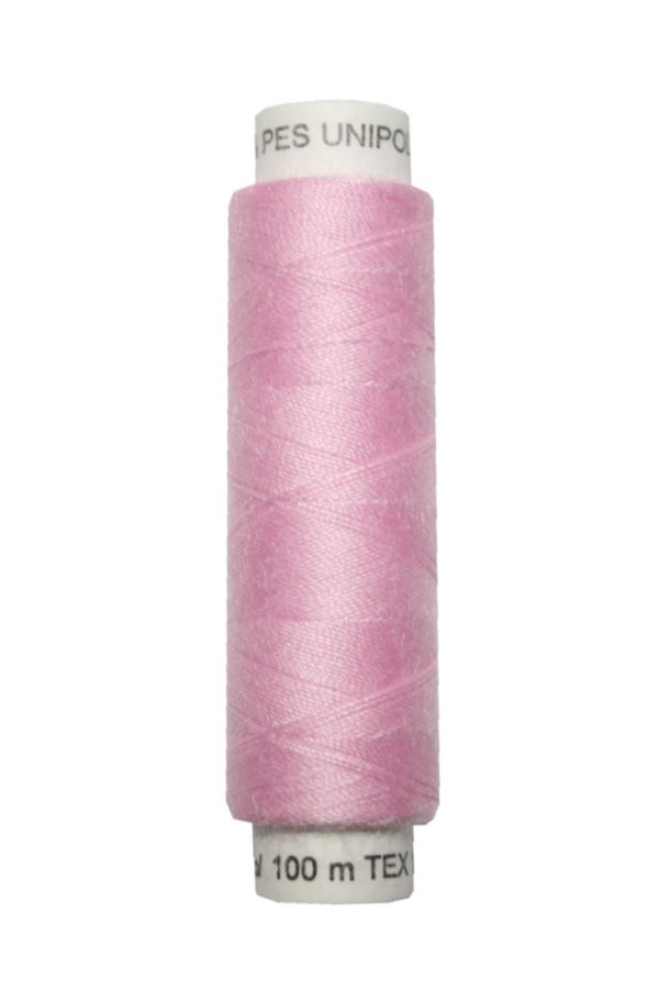 Nähmaschinen Nähgarn 100 m Polyester UNIPOLY 14x2 rose (0331)