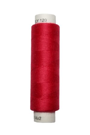Nähmaschinen Nähgarn 100 m Polyester UNIPOLY 14x2 rot (0335)