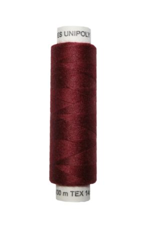 Nähmaschinen Nähgarn 100 m Polyester UNIPOLY 14x2 bordeaux rot (0348)