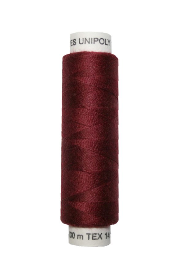nahmaschinen-nahgarn-100-m-polyester-unipoly-14x2-bordeaux-rot-0348 Nähmaschinen Nähgarn 100 m Polyester UNIPOLY 14x2 bordeaux rot (0348)