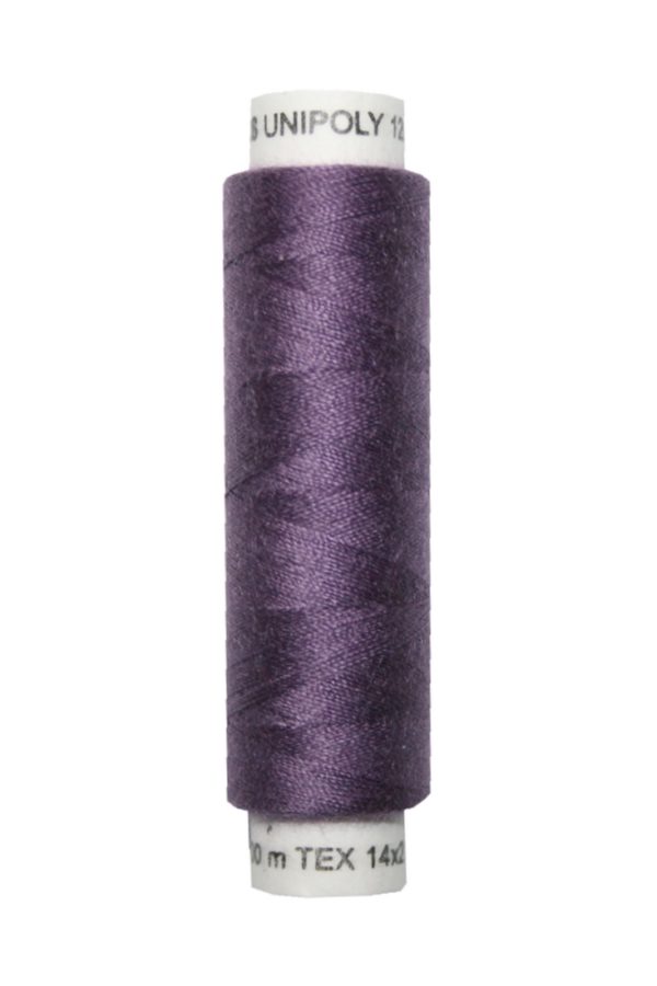 Nähmaschinen Nähgarn 100 m Polyester UNIPOLY 14x2 lila (0448)
