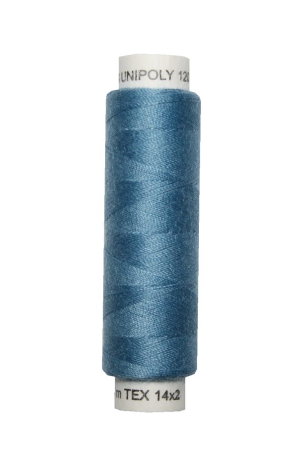 nahmaschinen-nahgarn-100-m-polyester-unipoly-14x2-blau-0564 Nähmaschinen Nähgarn 100 m Polyester UNIPOLY 14x2 blau (0564)