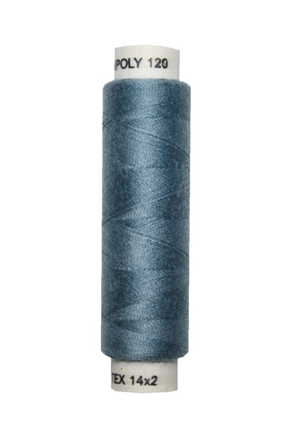 Nähmaschinen Nähgarn 100 m Polyester UNIPOLY 14x2 blau (0585)