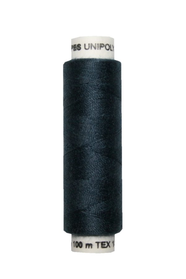 Nähmaschinen Nähgarn 100 m Polyester UNIPOLY 14x2 dunkelblau (0598)