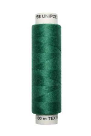 Nähmaschinen Nähgarn 100 m Polyester UNIPOLY 14x2 grün (0618)
