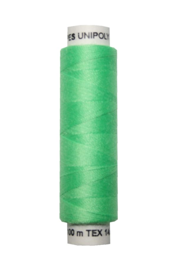 Nähmaschinen Nähgarn 100 m Polyester UNIPOLY 14x2 grün (0622)