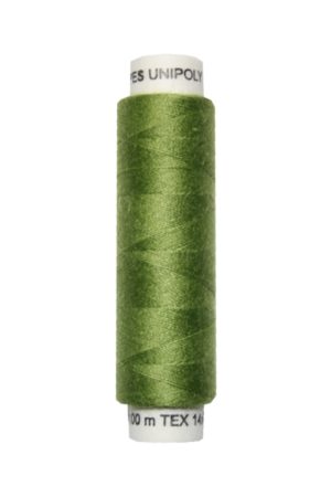Nähmaschinen Nähgarn 100 m Polyester UNIPOLY 14x2 grün (0634)