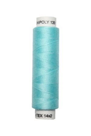 Nähmaschinen Nähgarn 100 m Polyester UNIPOLY 14x2 blau (0652)