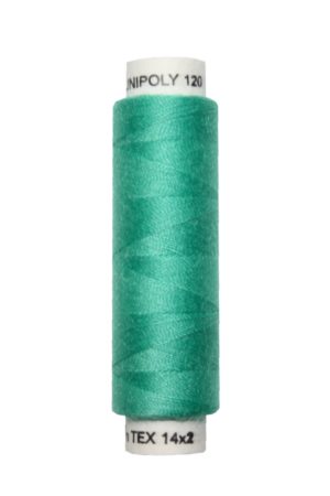 Nähmaschinen Nähgarn 100 m Polyester UNIPOLY 14x2 grün (0666)