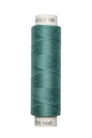 Nähmaschinen Nähgarn 100 m Polyester UNIPOLY 14x2 grün (0675)