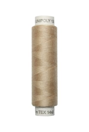 Nähmaschinen Nähgarn 100 m Polyester UNIPOLY 14x2 beige (0702)
