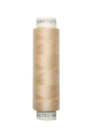 Nähmaschinen Nähgarn 100 m Polyester UNIPOLY 14x2 beige (0713)