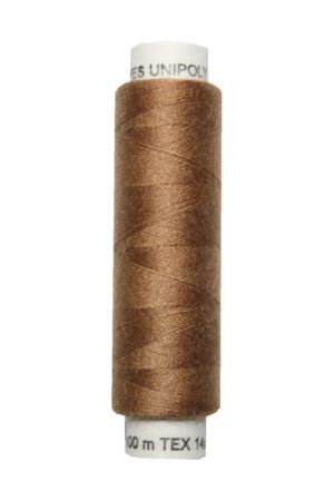 Nähmaschinen Nähgarn 100 m Polyester UNIPOLY 14x2 braun (0723)