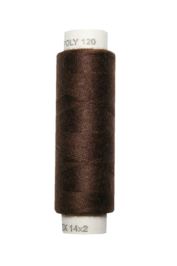 nahmaschinen-nahgarn-100-m-polyester-unipoly-14x2-dunkelbraun-0729 Nähmaschinen Nähgarn 100 m Polyester UNIPOLY 14x2 dunkelbraun (0729)