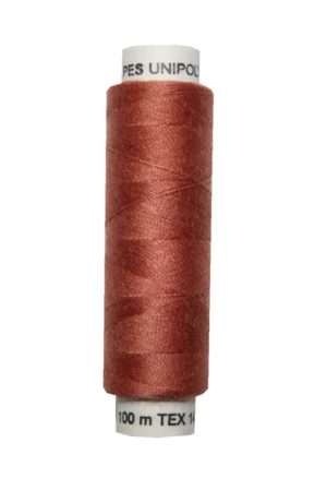 Nähmaschinen Nähgarn 100 m Polyester UNIPOLY 14x2 braun (0734)