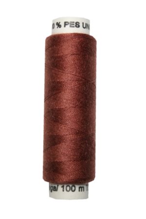 Nähmaschinen Nähgarn 100 m Polyester UNIPOLY 14x2 braun (0738)