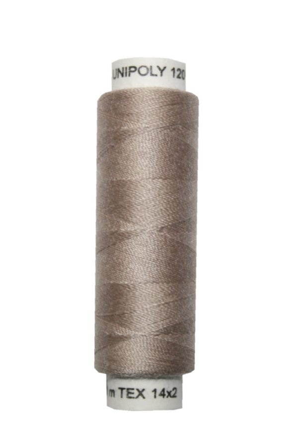 nahmaschinen-nahgarn-100-m-polyester-unipoly-14x2-dunkelbeige-0744 Nähmaschinen Nähgarn 100 m Polyester UNIPOLY 14x2 dunkelbeige (0744)