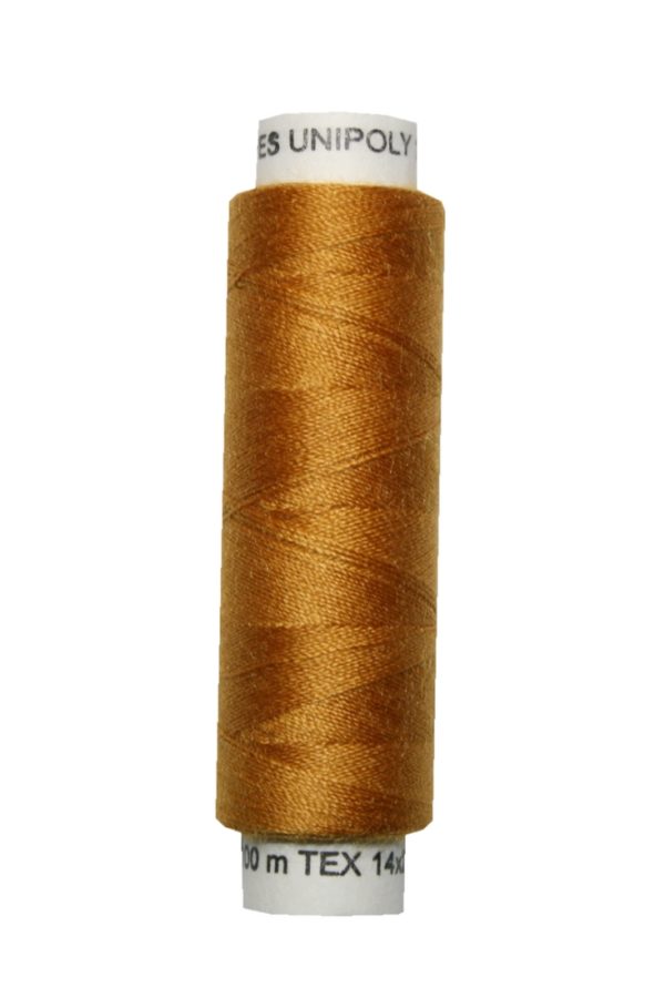 nahmaschinen-nahgarn-100-m-polyester-unipoly-14x2-braun-0765 Nähmaschinen Nähgarn 100 m Polyester UNIPOLY 14x2 braun (0765)