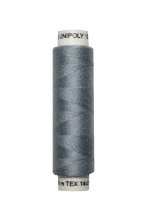 Nähmaschinen Nähgarn 100 m Polyester UNIPOLY 14x2 silbergrau (0852)