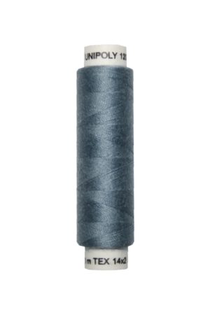 Nähmaschinen Nähgarn 100 m Polyester UNIPOLY 14x2 grau (0854)