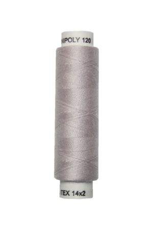 Nähmaschinen Nähgarn 100 m Polyester UNIPOLY 14x2 fliedergrau (0871)