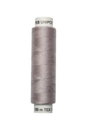 Nähmaschinen Nähgarn 100 m Polyester UNIPOLY 14x2 grau (0872)