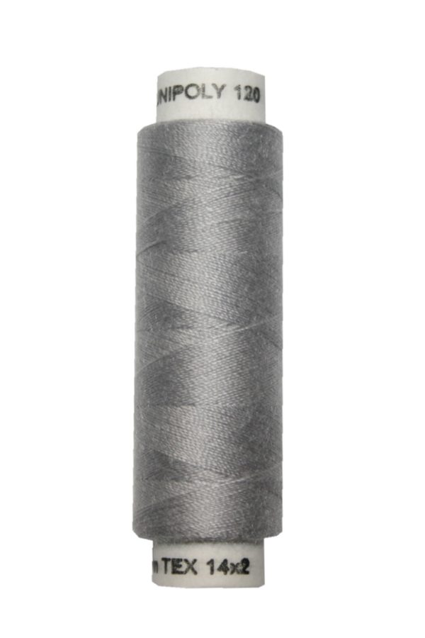 nahmaschinen-nahgarn-100-m-polyester-unipoly-14x2-silbergrau-0882 Nähmaschinen Nähgarn 100 m Polyester UNIPOLY 14x2 silbergrau (0882)