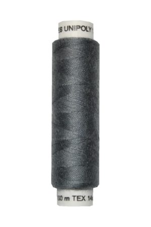 Nähmaschinen Nähgarn 100 m Polyester UNIPOLY 14x2 grau (0887)