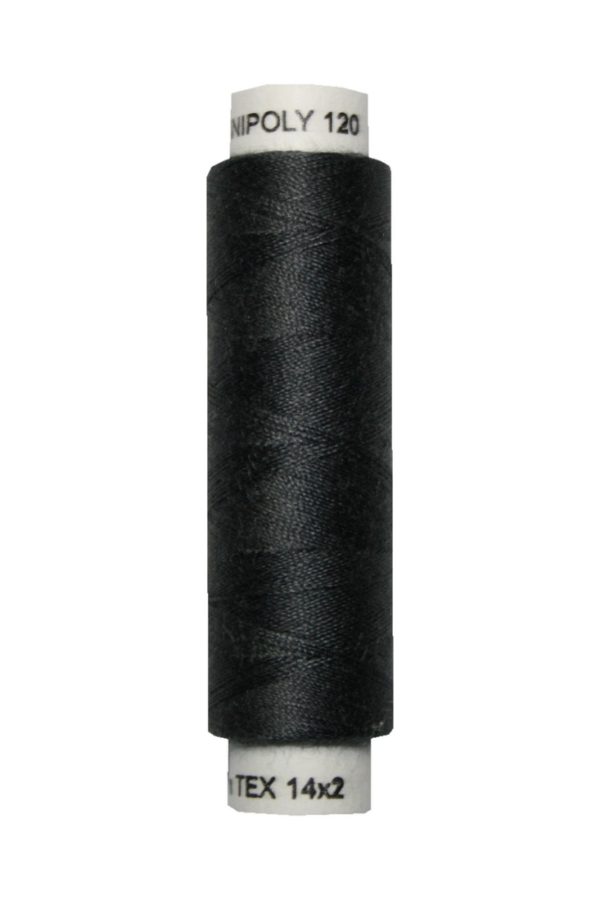 nahmaschinen-nahgarn-100-m-polyester-unipoly-14x2-schwarz-0999 Nähmaschinen Nähgarn 100 m Polyester UNIPOLY 14x2 schwarz (0999)