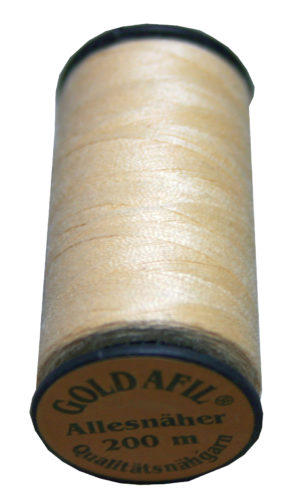 Nähmaschinen Nähgarn Polyester 40/2 hellbeige 200 m (1033)