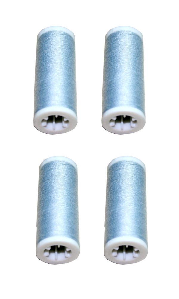 nahmaschinen-nahgarn-400m-4-x-100m-polyester-40-2-silbergrau-1004 Nähmaschinen Nähgarn 400m 4 x 100m Polyester 40/2 silbergrau (1004)