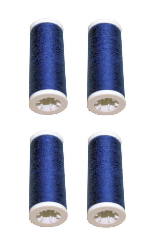 Nähmaschinen Nähgarn 400m 4 x 100m Polyester 40/2 blau marine (1026)