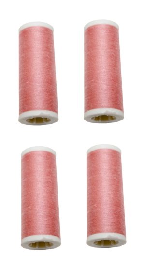 Nähmaschinen Nähgarn 400m 4 x 100m Polyester 40/2 altrosa (1065)