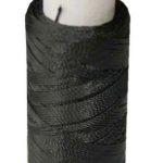 Sattlergarn Zwirn 14x2x3 Polyester 50m schwarz Ø 0,3mm (1001)