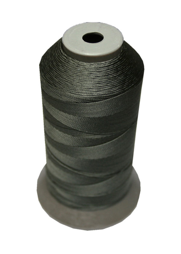 Sattlergarn Zwirn 14x2x3 Polyester 1000m dunkelgrau Ø 0,3mm (2871)