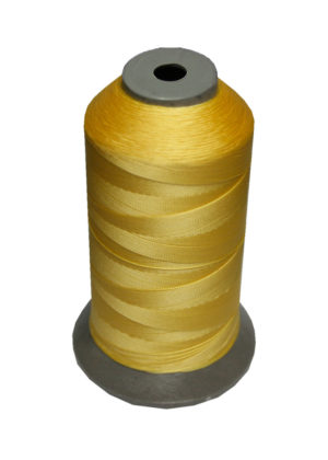 Sattlergarn Zwirn 14x2x3 Polyester 1000m gelb Ø 0,3mm (5101)