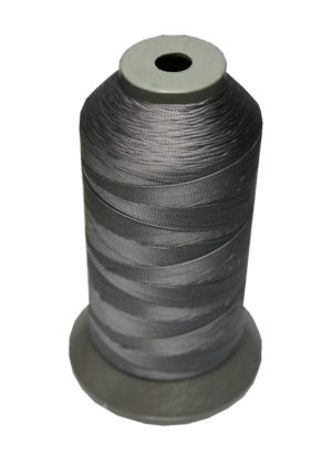 Sattlergarn Zwirn 14x2x3 Polyester 1000m grau-schwarz Ø 0,3mm (5126)