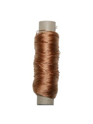 Sattlergarn Zwirn 14x2x3 Polyester 50 m haselnussbraun Ø 0,3mm (5095)