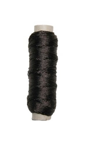 Sattlergarn Zwirn 14x2x3 Polyester 50 m dunkelbraun Ø 0,3mm (5551)