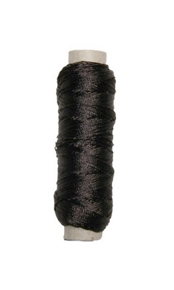 Sattlergarn Zwirn 14x2x3 Polyester 50 m dunkelbraun Ø 0,3mm (5551)