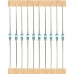 Kohleschicht Widerstand Resistor 9,1 MOhm 0,25W 5% 10 Stück (7023)