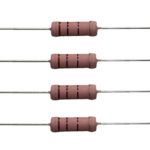 Metalloxid Widerstand Metalloxidschicht 330 Ohm 5W 5% 4 Stück (20006)