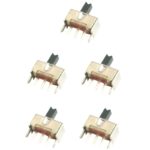 Mini Schiebeschalter Schalter SS12D07 3pin ON-OFF 5 Stück (0046)