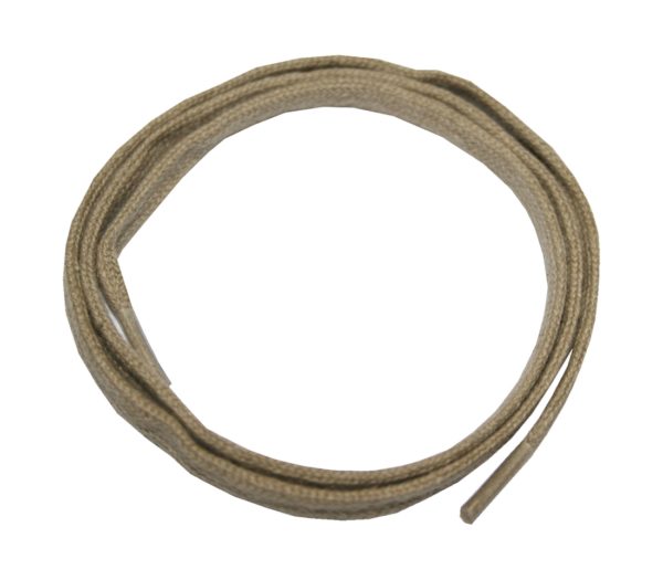Schuhband Schnürsenkel 1 Paar Baumwolle 75 cm 7 mm flach beige (0019)
