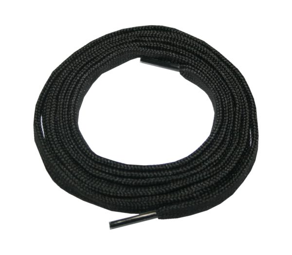 Schuhband Schnürsenkel 1 Paar Arbeitsschuhe 130 cm flach schwarz (0055)