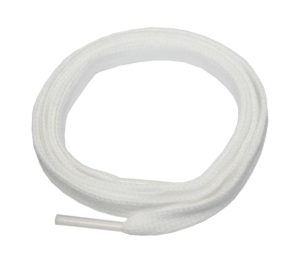 Schuhband Schnürsenkel 1 Paar Trekking Arbeitsschuhe 130cm flach weiß (0059)